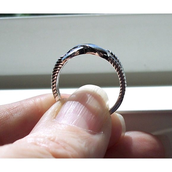 925 STERLING SILVER Dainty Infinity Ring - Picture 5 of 15